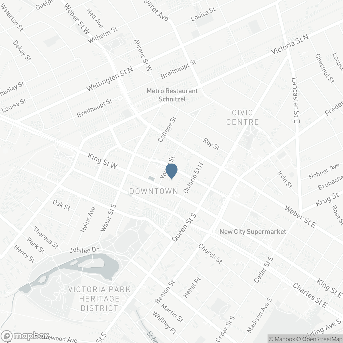 85 DUKE Street Unit# 1707, Kitchener, Ontario N2H 0B7
